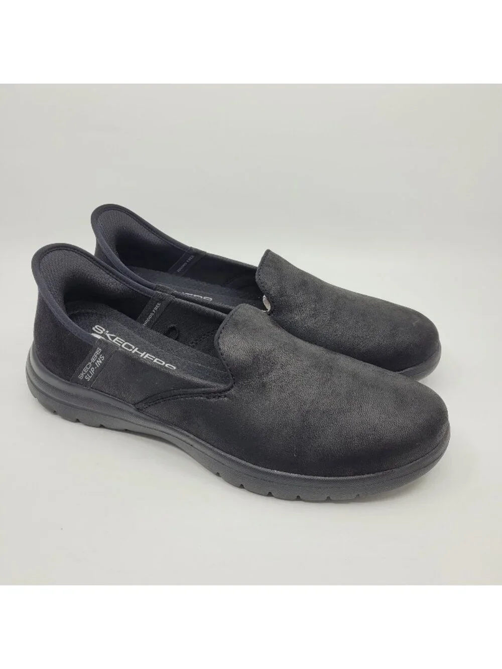 Skechers Hands Free Slip Ins On the Go Flex Women's Size 9.5 Black Walking Shoes